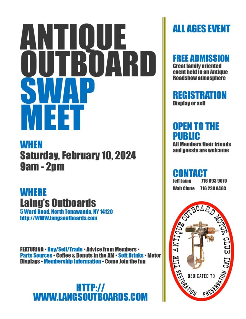 Laings Outboard Meet – Antique Outboard Motor Club,Inc